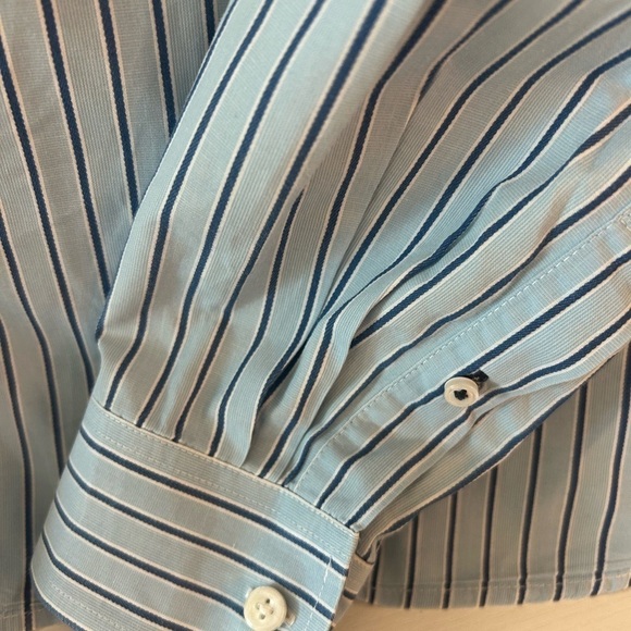 Bass Shirt - Blue with Stripes, Large excellent condition - Picture 4 of 7